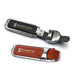 Norwood 256 MB Leather Buckle USB 2.0 Flash Drive 30930